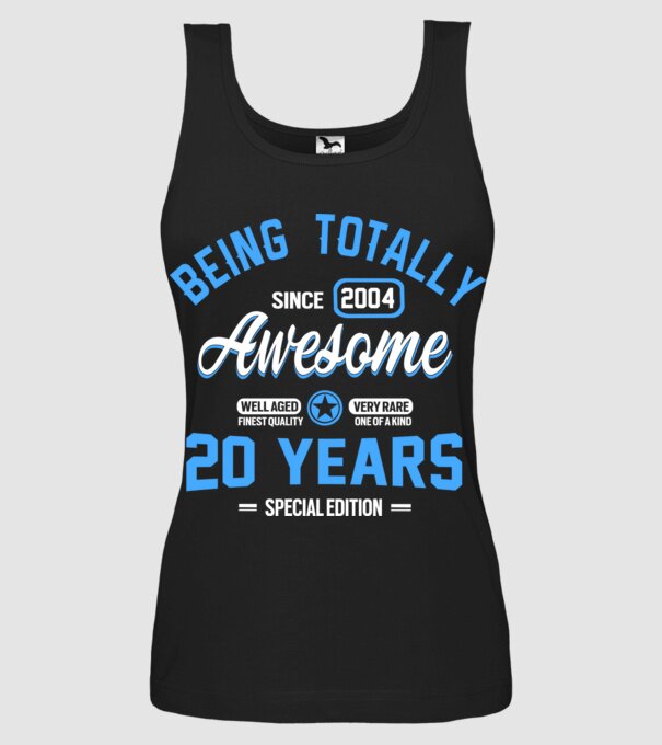 Being totally awesome 20 model negru pe tricou