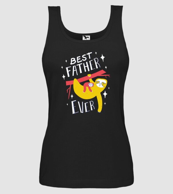 Best father model negru pe tricou