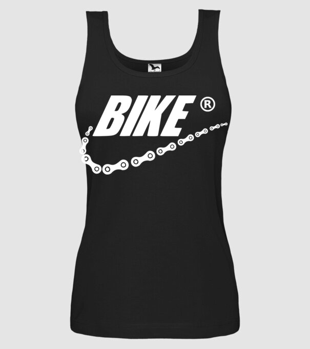 Bike model negru pe tricou