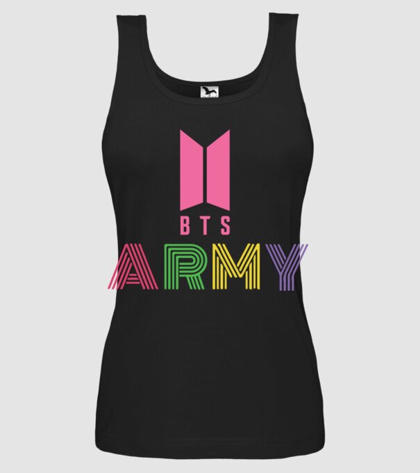 BTS ARMY model negru pe tricou