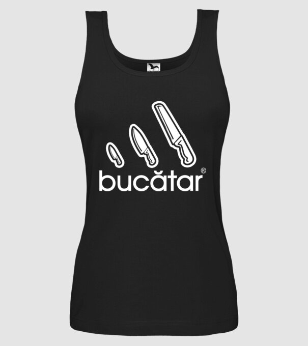 bucătar model negru pe tricou