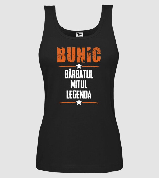 Bunic - bărbatul, mitul, legenda model negru pe tricou