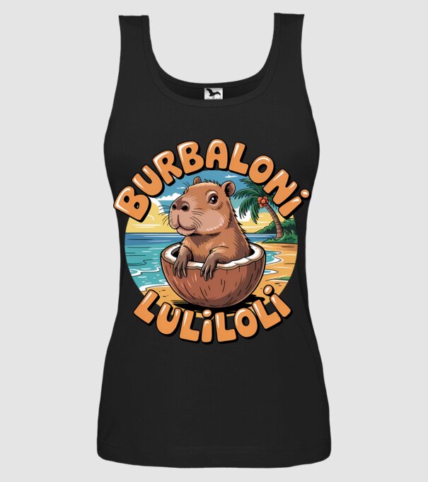 Burbaloni Luliloli model negru pe tricou