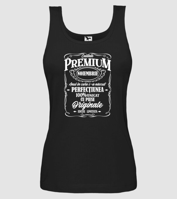 calitate premium -noiembrie - anul în care s-a născut - perfecțiunea - 100% unicat, cu piese originale, ediție limitată model negru pe tricou