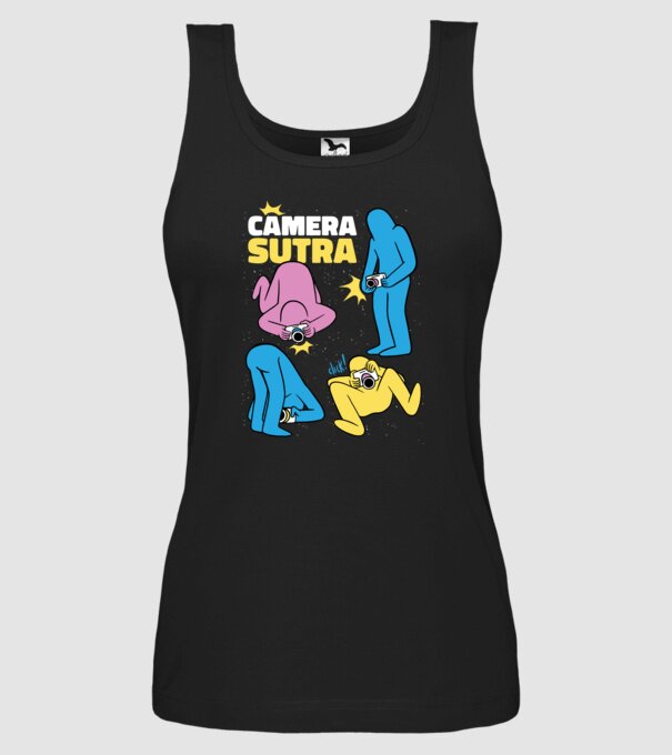 Camera sutra 2 model negru pe tricou