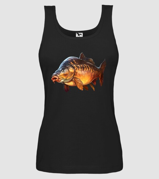 Carp model negru pe tricou