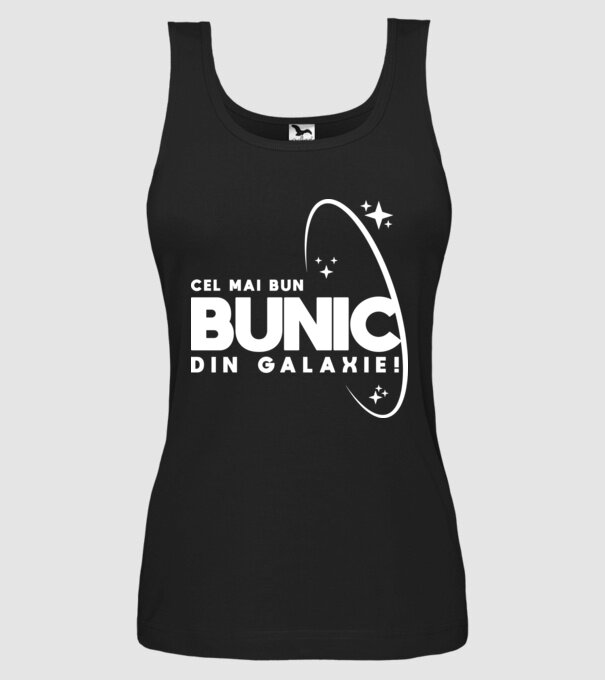 Cel mai bun bunic din Galaxie! model negru pe tricou