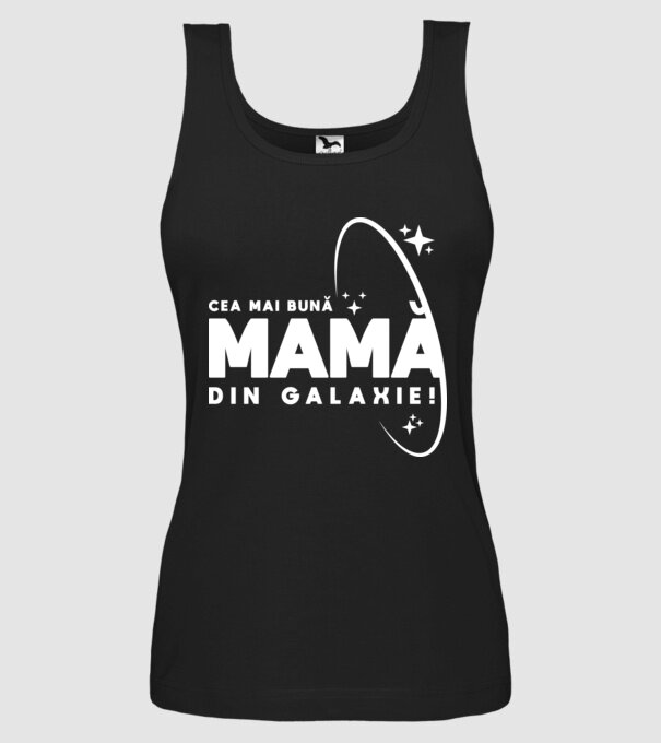 Cea mai bună bunică din Galaxie! model negru pe tricou