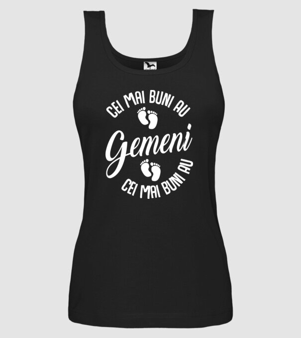 Cei mai buni au gemeni model negru pe tricou