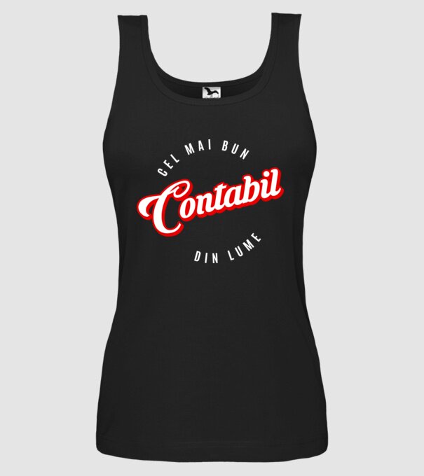 Cel mai bun CONTABIL din lume model negru pe tricou