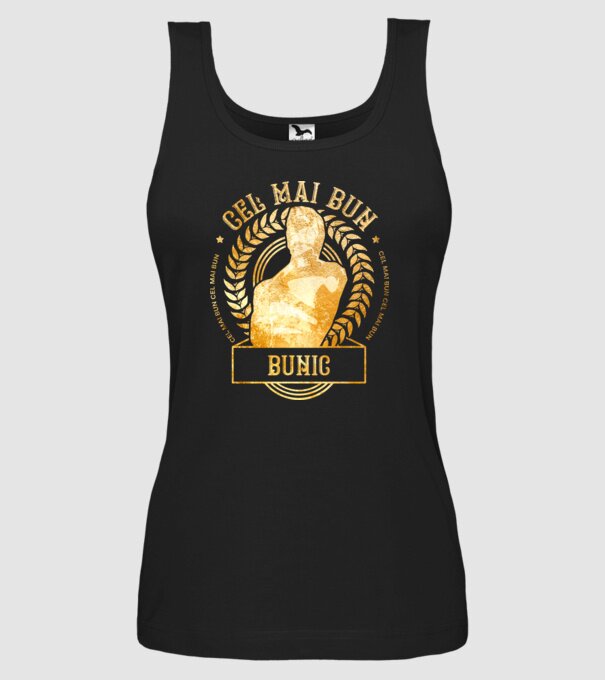 Cel mai bun bunic model negru pe tricou