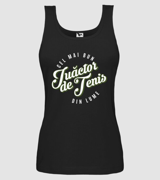 Cel mai bun Juăctor de tenis din lume model negru pe tricou