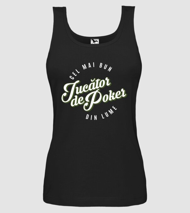 Cel mai bun Jucător de poker din lume model negru pe tricou