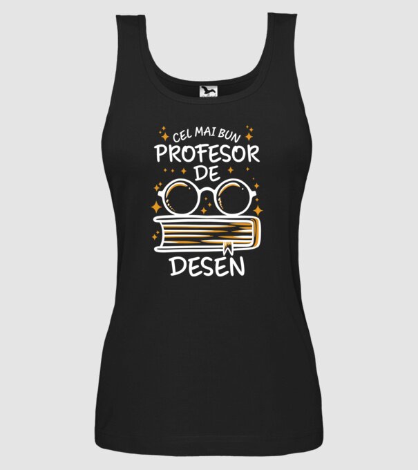 Cel mai bun profesor de desen model negru pe tricou