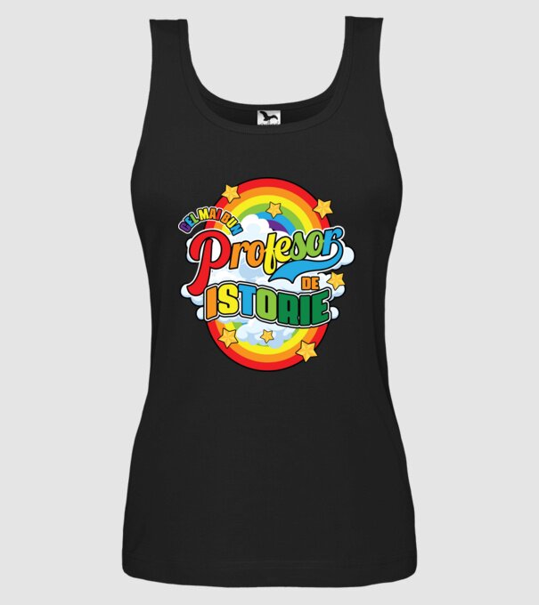 Cel mai bun profesor de istorie model negru pe tricou