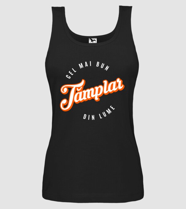 Cel mai bun TÂMPLAR din lume model negru pe tricou