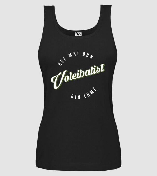 Cel mai bun Voleibalist din lume model negru pe tricou