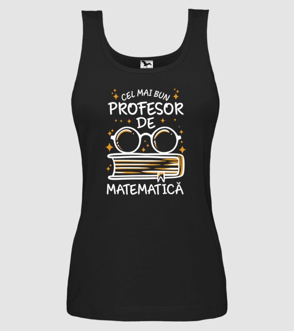 Cel mai profesor matematică model negru pe tricou