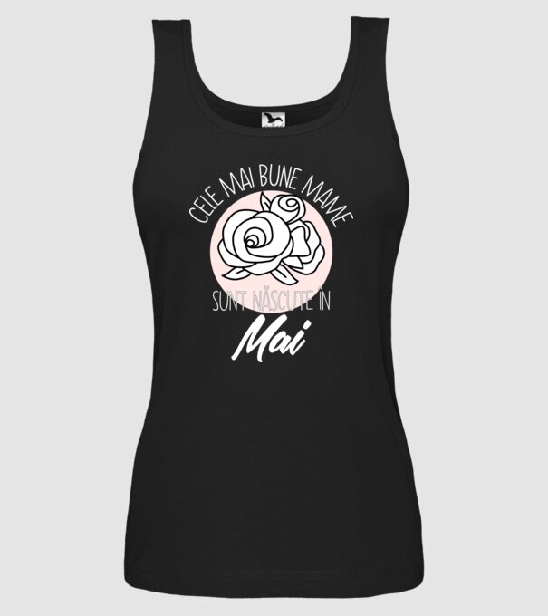 Cele mai bune mame sunt născute în Mai model negru pe tricou