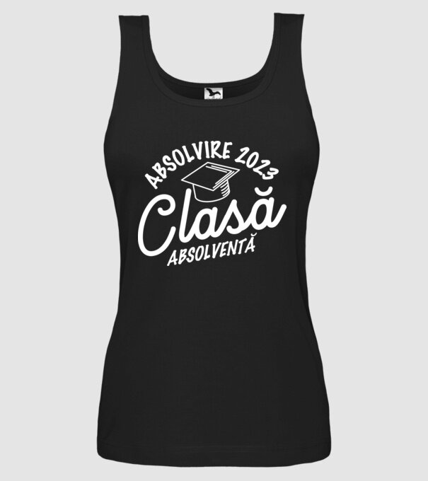 Clasă absolventă model negru pe tricou