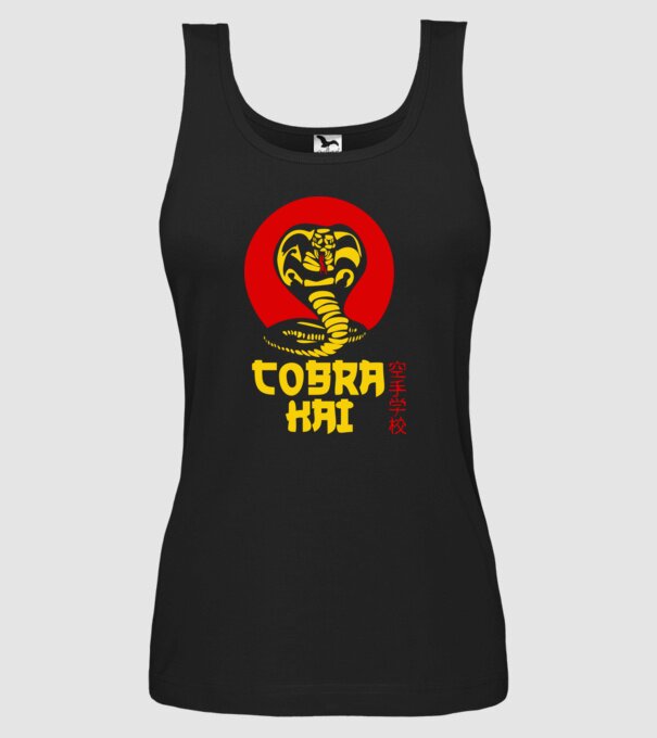 cobra kai japan logo model negru pe tricou