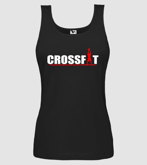 Crossfit model negru pe tricou