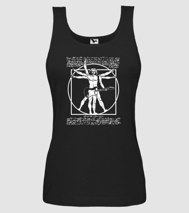 Da Vinci model negru pe tricou