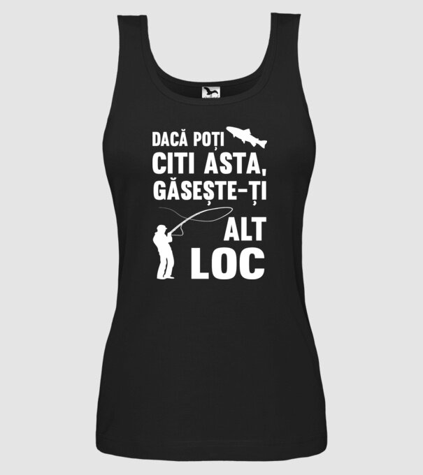 Dacă poți citi asta, găsește-ți alt loc model negru pe tricou