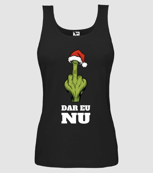 Dar eu NU Negru model negru pe tricou