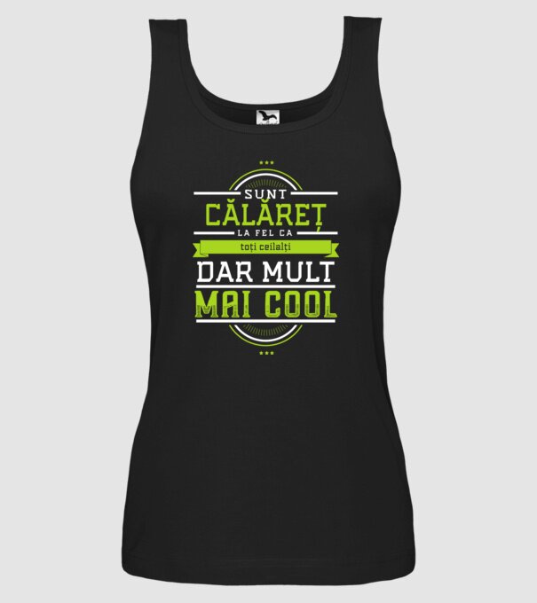 sunt călăreț, la fel ca toți ceilalți, dar mult mai cool model negru pe tricou