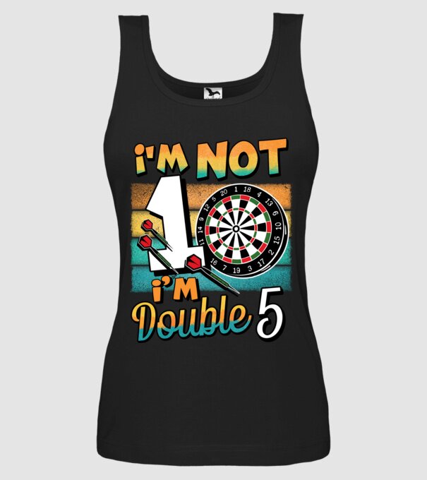 Darts Birthday 10 years old model negru pe tricou