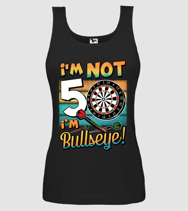 Darts Birthday 50 years old model negru pe tricou