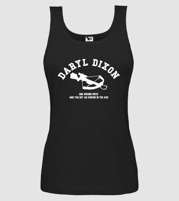 Daryl Dixon model negru pe tricou
