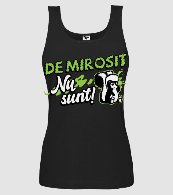 De mirosit nu sunt model negru pe tricou