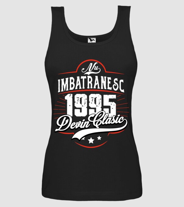 Devin Clasic - 1995 model negru pe tricou