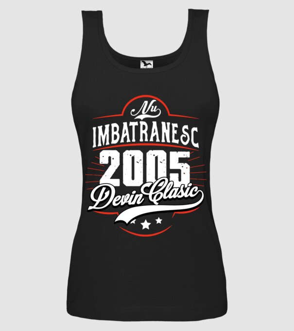 Devin Clasic - 2005 model negru pe tricou