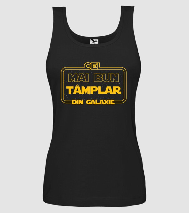 Cel mai bun tâmplar din galaxie model negru pe tricou