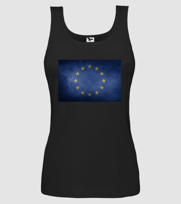 EU model negru pe tricou