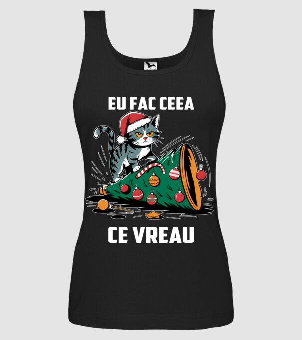 Eu fac ceea ce vreau Negru model negru pe tricou
