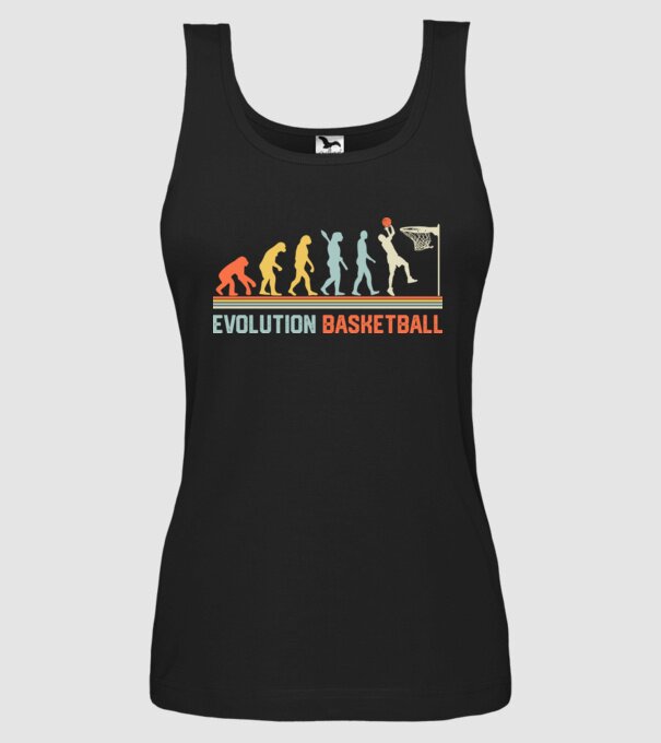 Evolution basketball model negru pe tricou