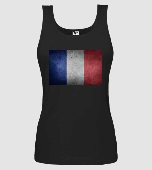 FRANCE model negru pe tricou