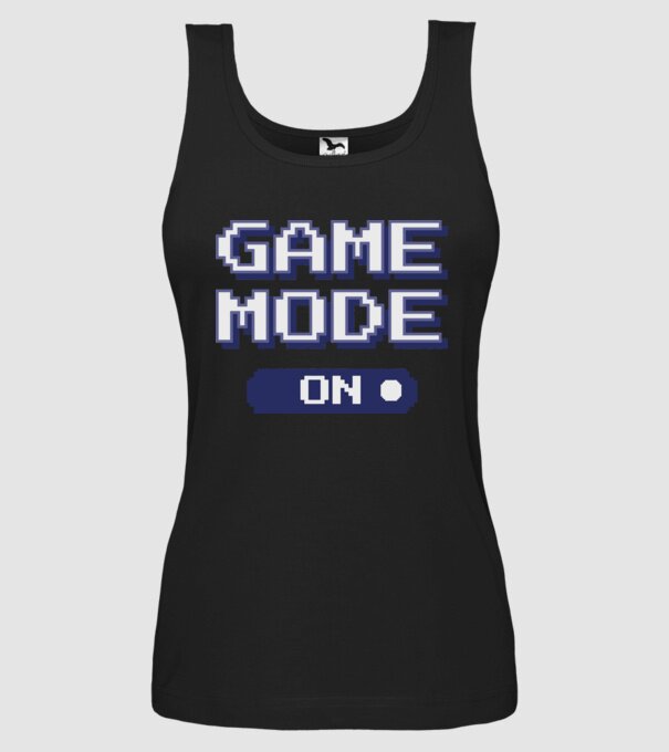 Gamer - Game mode on model negru pe tricou