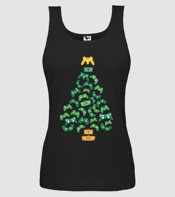 Gamer tree model negru pe tricou