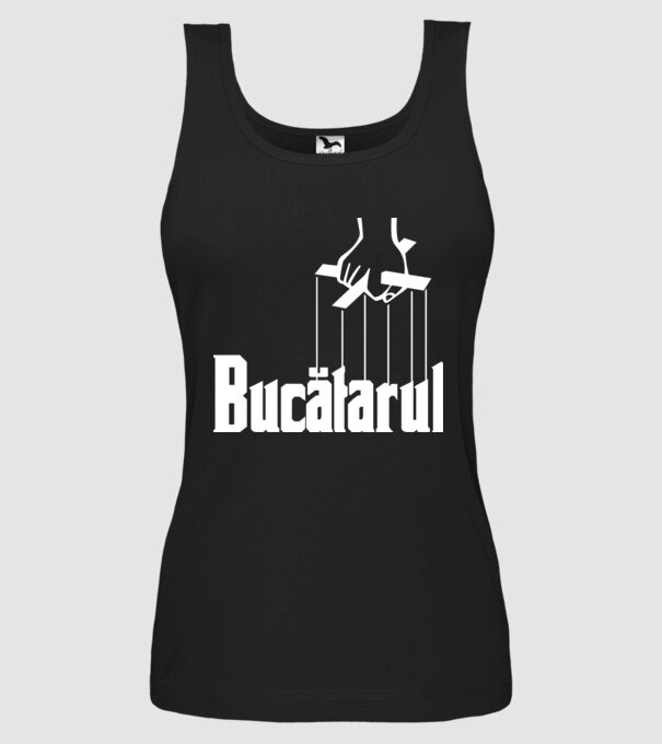 Bucătarul model negru pe tricou
