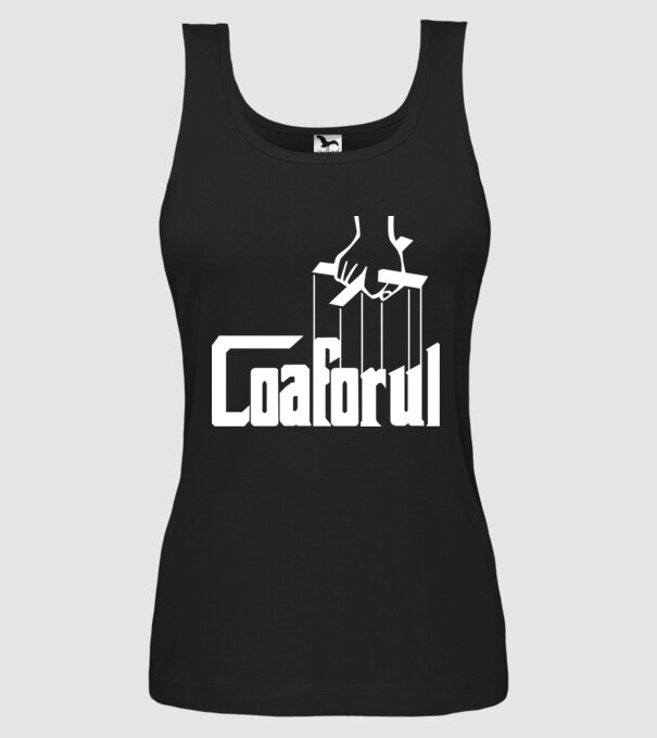 Coaforul/ Frizerul model negru pe tricou