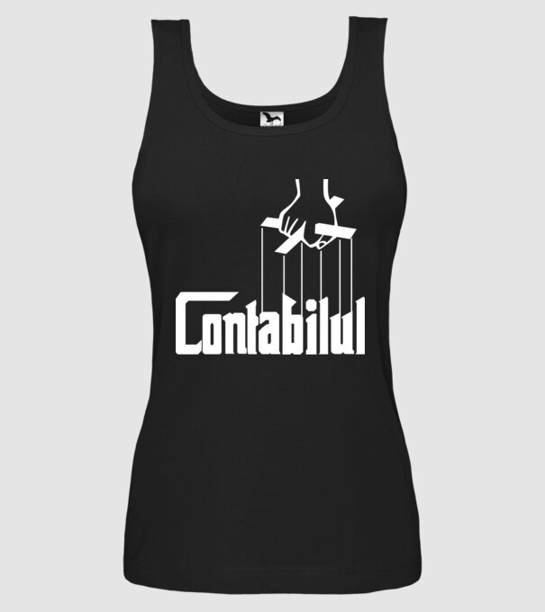 Contabilul model negru pe tricou