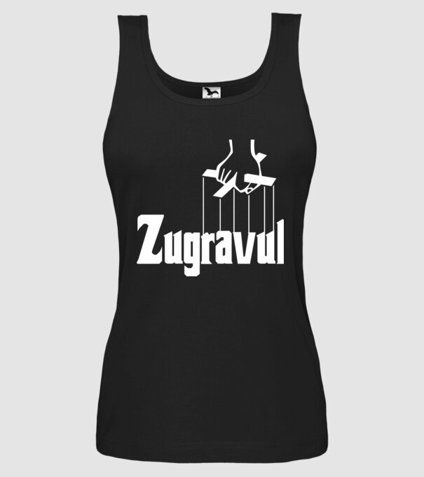 Zugravul model negru pe tricou