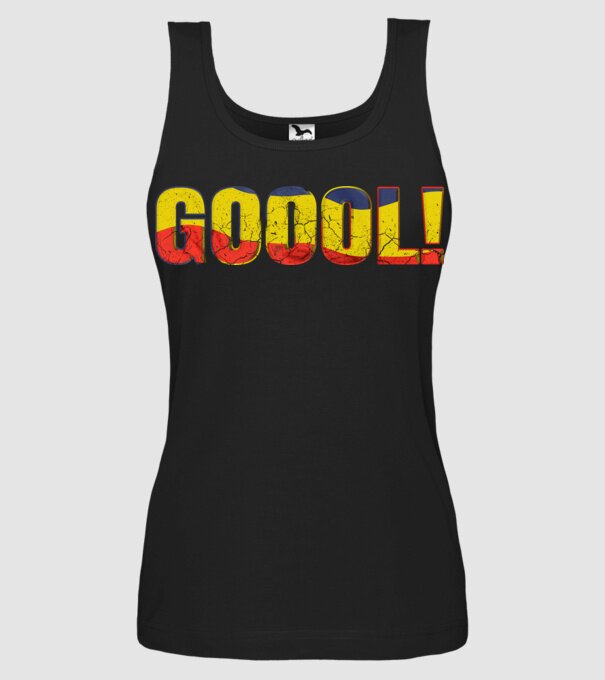 GOOOL model negru pe tricou