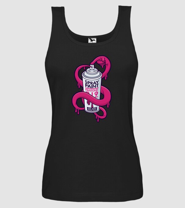 Graffiti model negru pe tricou