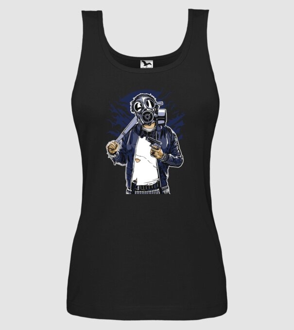 Graffiti model negru pe tricou